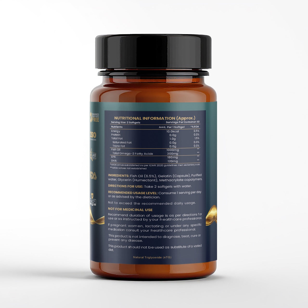 Omega-3 Fish Oil (Double Strength)