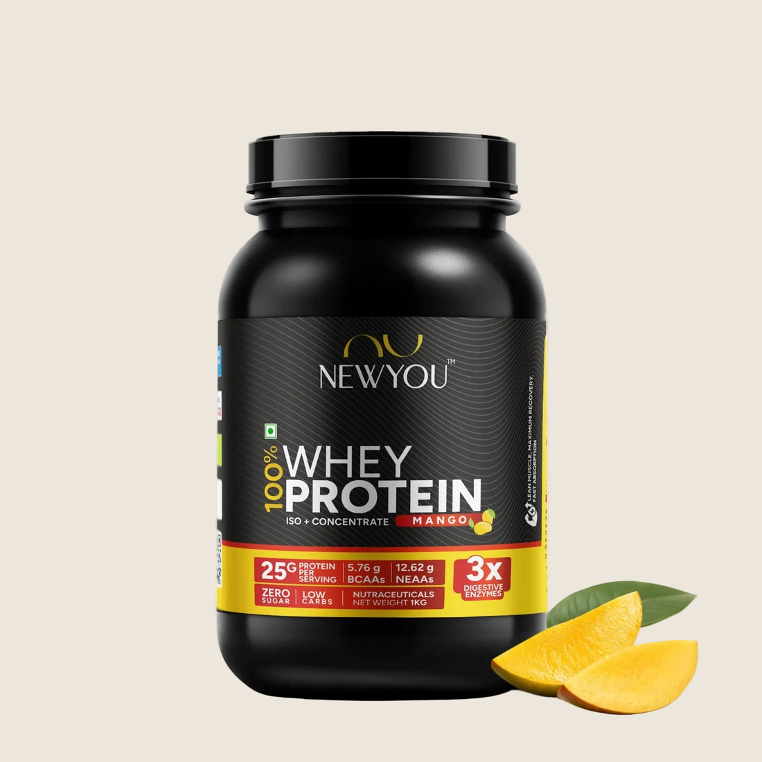 NewYou. Whey Blend • Isolate + Concentrate • Mango • 1kg